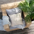 thumbnail image 4 of Lenore Indoor/Outdoor Pillow. 18in. X 18in. Smoke Gray, 4 of 5