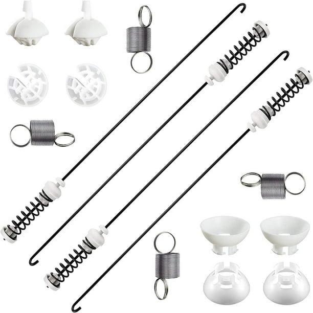 W10780048 Washer Suspension Rod Kit (4pcs) with W10400895 Washer