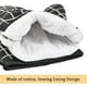 thumbnail image 5 of Guante de horno profesional Guante de cocina negro Guantes de horno Guantes de horno Guantes de horno Guantes de horno aislados Guantes de horno resistentes al calor Guantes de horno de, 5 of 7
