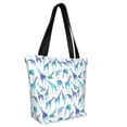 thumbnail image 3 of Kdxio Cool Giraffe Women Reusable Grocery Bags Foldable Ripstop,Reusable Shopping Bags for Shopping,Gym,Gift, 3 of 8