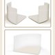 thumbnail image 4 of Paquete de 4 pinzas para sábanas | Soportes para sábanas planas, cubrecolchones | Sujetadores de ABS ajustables antideslizantes | Ajuste seguro para camas individuales, Queen, King, literas, agua, 4 of 7