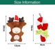 thumbnail image 2 of Juguetes navideños para perros de peluche - Juguetes masticables rellenos Juego de juguetes interactivos para cachorros para mascotas pequeñas y medianas, 2 of 5