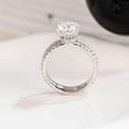 thumbnail image 5 of vylahjewellery 925 Sterling Silver Hidden Halo Heart Cut Moissanite Engagement Ring Double Band Wedding Ring Enhancer Promise Ring Romantic Engagement Ring, 5 of 7