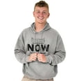 thumbnail image 3 of Time is Now Religious Faith Hoodie Sweatshirt Women Men Brisco Brands S, 3 of 6