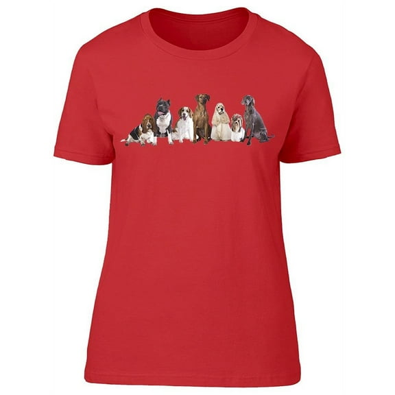 A Lot Of Dogs, Relaxing T-Shirt Women -Image by Shutterstock, Female x-Large