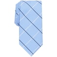 thumbnail image 1 of Club Room Men’s Rodick Slim Grid Tie, Light Blue, 1 of 2