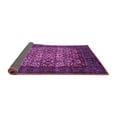 thumbnail image 2 of Ahgly Company Indoor Round Persian Purple Traditional Area Rugs, 4' Round, 2 of 4