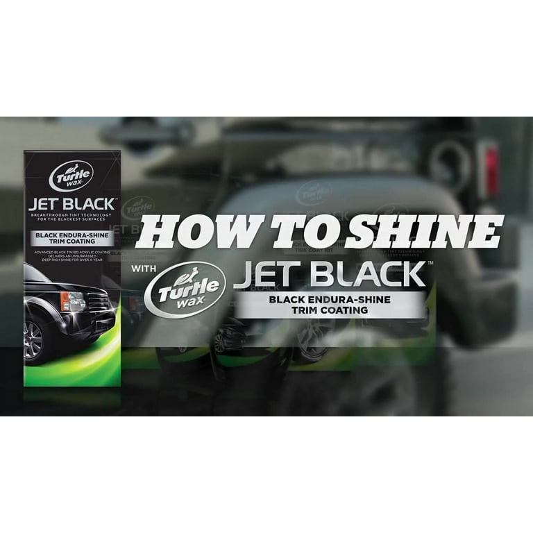 Turtle Wax Jet Black Endura-Shine Trim Coating - Walmart.com