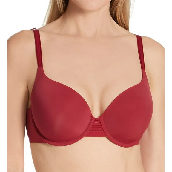 LE MYSTERE Garnet Second Skin Back Smoother Underwire Bra, US 36B, UK 36B, NWOT
