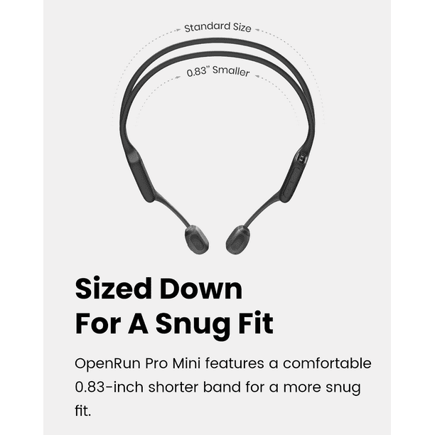 Shokz OpenRun Pro Mini Bone Conduction Open Ear Bluetooth