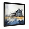 thumbnail image 4 of Designart "Mystical Barn In Beige And Blue" Barn Picture Framed Canvas Wall Art, 4 of 5