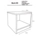 thumbnail image 2 of Buro Mesa de noche DECOMOBIL Infantil Minimalista Nogal Neo BURO INFANTIL, 2 of 4
