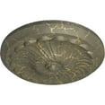 thumbnail image 3 of Ekena Millwork 12 1/4"OD x 2 1/4"P Flower Spiral Ceiling Medallion (Fits Canopies up to 2"), Hand-Painted Witch Hazel Crackle, 3 of 8