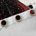 thumbnail image 2 of Feelyou Princess Dress Curtains (2, 42x63), Girl Black Red Fashion, 2 of 6