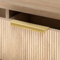 thumbnail image 6 of Craftian Fluted Sideboard with Drawers, Modern Buffet Cabinet with Storage & Adjustable Shelves, Oak, 6 of 10