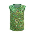 thumbnail image 5 of GBSYEWXS T-Shirts For Girls Toddler Crew Neck Sleeveless Sequins Outdoor Tee Outdoor Green Tops Size 15-16 Years, 5 of 6