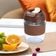 thumbnail image 1 of Taza doble de vidrio con tapa con pajita | Vaso portátil térmico de 400 ml | Hermético 360° | Resistente al calor | Soporte para teléfono | Colores macaron | 1 unidad, 1 of 6