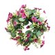 thumbnail image 1 of Corona floral artificial de eucalipto verde y margaritas para puerta principal. Anillo de flores artificiales para decoración de paredes interiores y exteriores. Corona decorativa colgante, 1 of 6