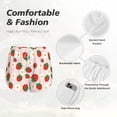 thumbnail image 4 of Bixox Women's Strawberry Floral pattern 2 in 1 Running Shorts - Lightweight Athletic Workout Gym Yoga Shorts Liner with Pockets - X-Large, 4 of 7