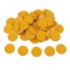thumbnail image 2 of 100 Unidades Plana Doble Cara Linerless Tapas De Botellas Aplanado Artesanía Adornos Hallazgos Para DIY Arcos Del Pelo Colgante Niños Decoración Del Arte 25mm Amarillo Soledad Tapa de la botella decorativa, 2 of 7