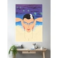 thumbnail image 2 of Mystere By Erte Poster Wall Art, Modern Wall Decor For Living Room Bedroom, 24x36 UNFRAMED, 2 of 3