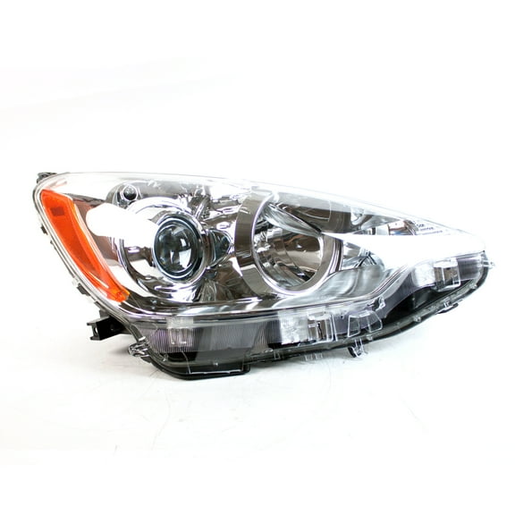 New CAPA Certified Standard Replacement Passenger Side Headlight Assembly, Fits 2012-2014 Toyota Prius C