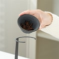 thumbnail image 6 of Reusable Ceramic Pour Over Coffee Dripper Set With Iron Stand and Filter for 1-2 Cups, Sustainable Home Brewing, Sturdy Ceramics Material for a Clean Drip Coffee Maker, 6 of 7
