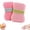 Pink* 2pcs, variant on Sponge Soap Saver Pouch, 2 Pack Dual-Sided Exfoliating Loofah Mesh Soap Bag with Adjustable Wrist Strap and Hanging Loop, Reusable Soap Holder for Shower, Gym and Travel