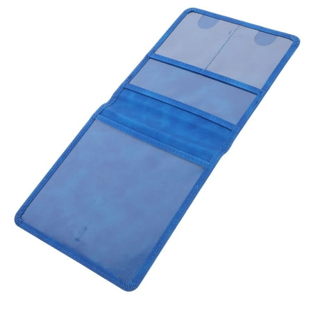 Soimiss Blue Driver Car Document Holder Lx Accessories PU Organizer 1Set