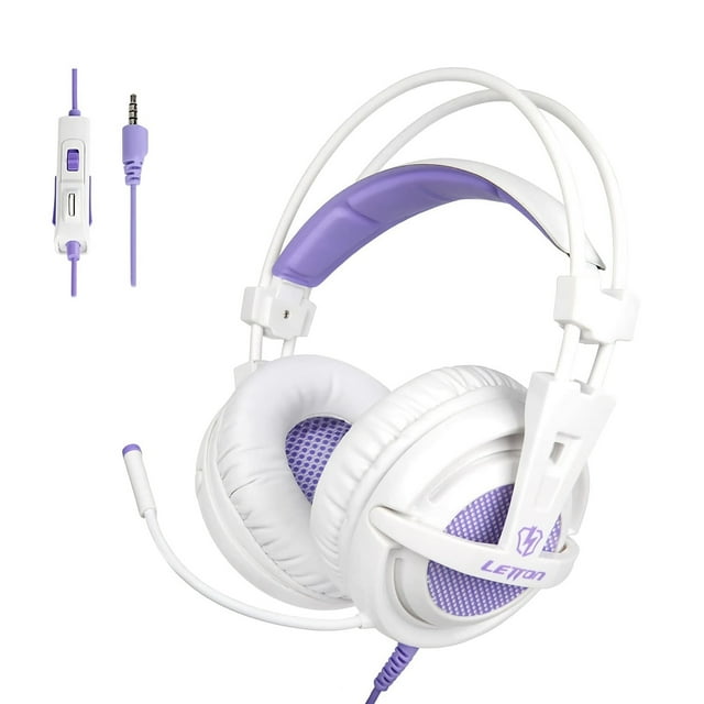 L16 3.5mm Over Ear Stereo Gaming Headset Headphones with Microphone for PC, Xbox, Playstation