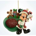 thumbnail image 2 of Disney Parks Mickey como Santa & Duffy marco de fotos Navidad adorno nuevo W etiquetas I Love Characters No, 2 of 3