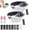 2pcs, variant on 9 in 1 Vegetable Cutter with Drain Basket, Multifunction Chopper Grater Shredder with Interchangeable Blades for Onion Potato Cucumber Fruits Veggies, Kitchen Prep Tool, Vegetable Grat