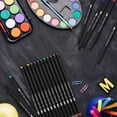 thumbnail image 3 of Nylea Fineliner Color Pen Set, Needle Point 0.4mm Assorted Color Sketch Pen 36 Pack, 3 of 9