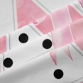 thumbnail image 5 of Manfei Pink ABC Print A Blackout Curtains,Cute Polkadot Window Curtains Pack of 2 (38x45 Each), 5 of 6
