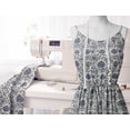 thumbnail image 6 of Soimoi Velvet Blue Fabric By the Yard - 54 Inch Wide - Florals Print Fabric - Elegant and Timeless Patterns for Fashion and Home Decor Printed Fabric, 6 of 6