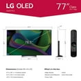 thumbnail image 4 of LG 77" Class 4K UHD OLED Web OS Smart TV with Dolby Vision C3 Series, 4 of 25