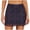 Navy, variant on Fesfesfes Skirts for Women High Waist Printing Slim Zipper Casual A-Line Mini Skirt