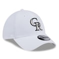 thumbnail image 3 of Men's New Era White Colorado Rockies 39THIRTY Flex Hat, 3 of 6