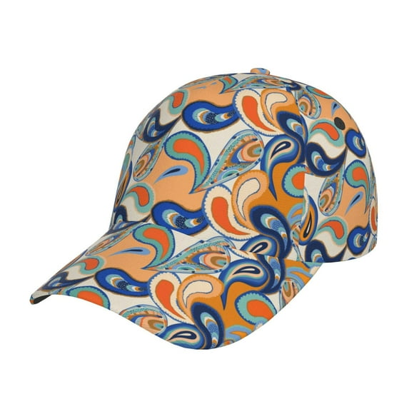 Lukts Fashionable Paisley Pattern Cap Hat for Men/Women,Unstructured/Cotton