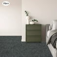 thumbnail image 2 of 20Pcs 23.6" x 23.6" Carpet Tiles Peel and Stick, 4mm Thickness Self-Adhesive Square Carpets Non-Slip Floor Tiles Easy DIY for Kitchen Bedroom Living Room Indoor Outdoor (Deep Grey), 2 of 23