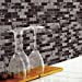 Carreaux de Dosseret Autocollants - Marbre Traditionnel, 10.5 Pouces, Lot de 4