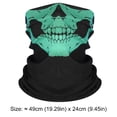 thumbnail image 1 of EstbridgeGhost Face Balaclava Skull Mask Set Skeleton Motorcycle Gator Mask for Men  Outdoor Sports, 1 of 9