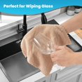 thumbnail image 5 of 12 Pack Cleaning Cloth,Ultra Soft Absorbent Quick Drying Microfiber Cleaning rags,No scratches,Reusable,Washable,Lint Free Cleaning Towels for Kitchen,Window,Glass,car,11.8"×11.8",(Multicolor), 5 of 12