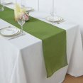 thumbnail image 6 of Efavormart 14"x108" Moss Green Boho Chic Rustic Table Runner Linen Jute Burlap Decor, 6 of 11