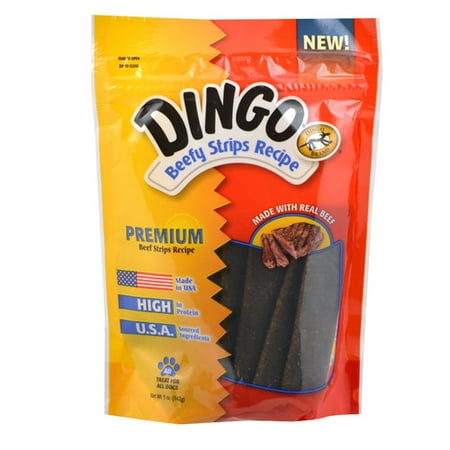 Dingo Beefy Strips Dog Treats, 5 oz - Walmart.com
