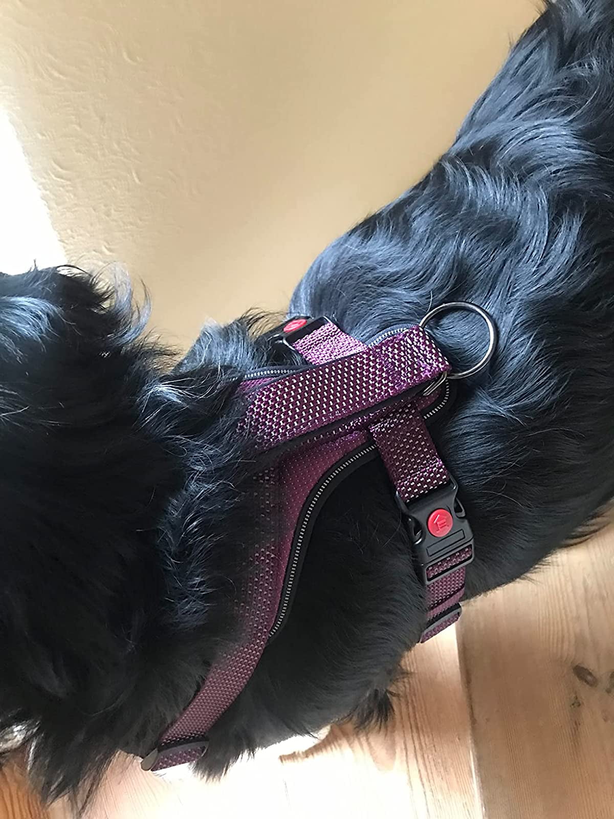 LOS ANDES Full Reflective Dog Harness Adjustable Harness No Pull Pet Harness with Front Clip, Soft Padded Dog Vest with Handle, Easy Control Dog Harnesses for Small Medium Large Dogs