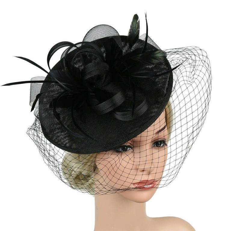 chinese dress ladies Fashion Classic Black Fedora Flat Hat, Wide Brim Jazz Hats Church Cap for Women  Church Hats for (Black, One Size) at Amazon Women's Clothing store