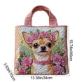 thumbnail image 3 of Trendy Fashion Printed Canvas Shoulder Bag, Large Tote for Women with Laptop Capacity, Multi-Color Heavy Duty Handbag for Work Travel Beach Shopping, 3 of 6