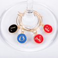 thumbnail image 2 of Colgantes MOSNLEILA para copa de vino, 26 unidades, para vasos con forma de letra, 2 of 8