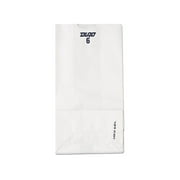 General GW6500 6# Paper Bag, 35lb, White, 6 x 3 5/8 x 11 1/16, 500/Pack, 1 Pack